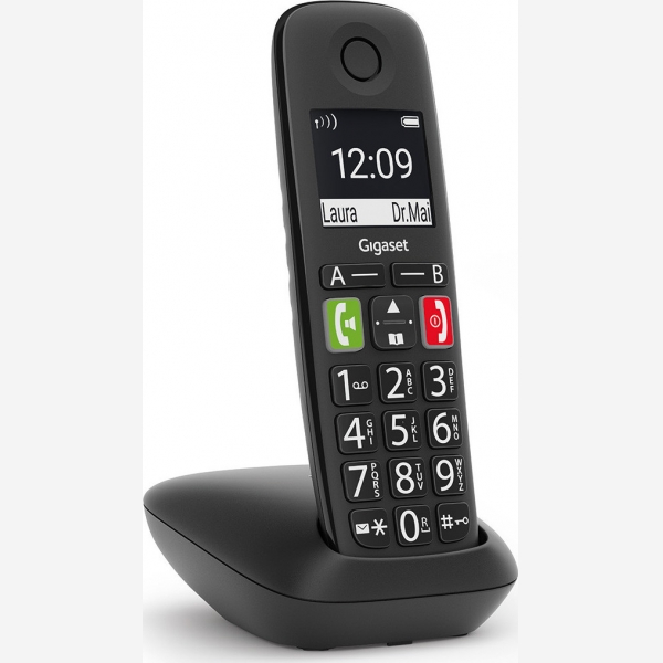 Gigaset E290 Black Cordless Telephone