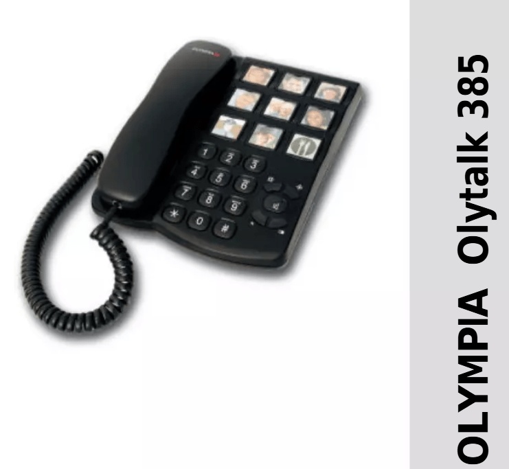 Τηλέφωνο με μεγάλα κουμπιά - αναλογικό - Olytalk 385 [4005101063851]