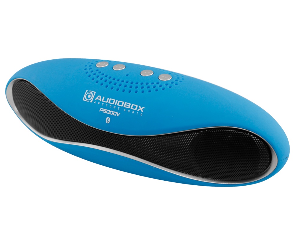 AUDIOBOX P5000V Φορητό Ηχείο Bluetooth με FM Ράδιο Μπλε