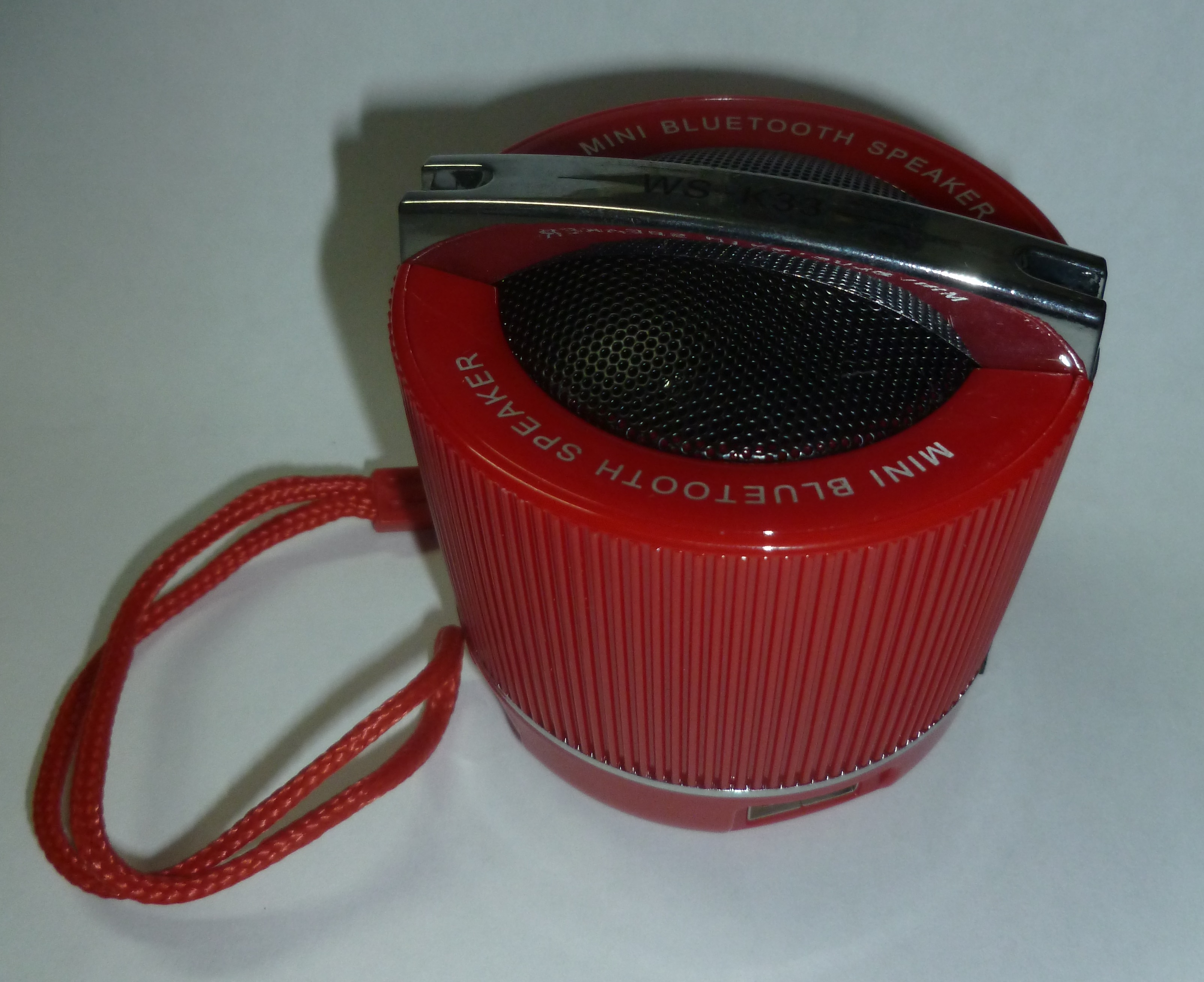 Bluetooth ηχείο WS-K33 3 Watt Κόκκινο (OEM)