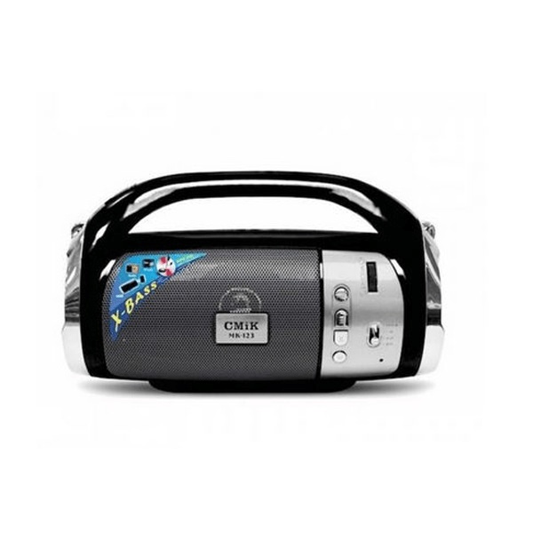CMiK MK-123 Bluetooth Speaker 30W with Radio Black/Silver