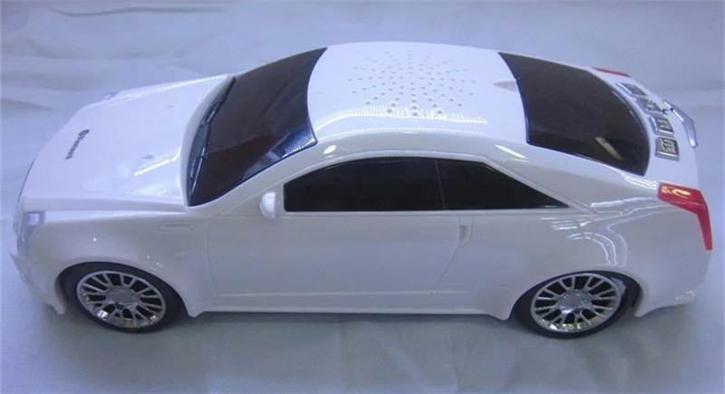 Cadillac Portable Bluetooth Speaker with FM Radio (HY-BT207) (White) (OEM)
