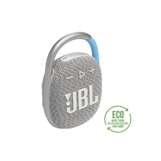 JBL CLIP 4 ECO BLUE WATERPROOF BLUETOOTH SPEAKER 5W WHITE