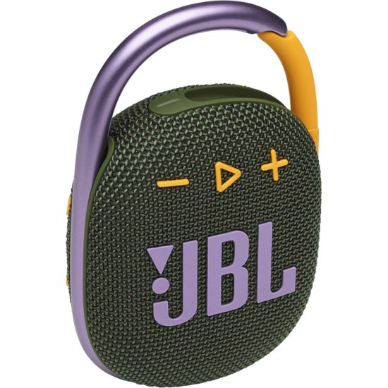 JBL Clip 4 Portable Bluetooth Speaker (Waterproof, IP67) (GREEN)