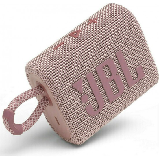JBL GO 3 Portable Bluetooth Speaker (PINK)