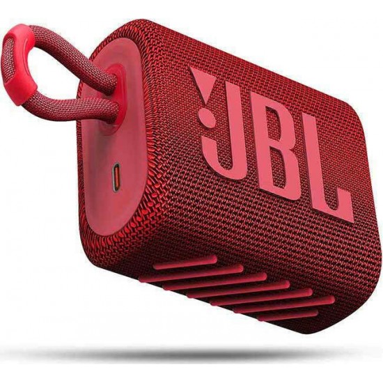 JBL GO 3 Portable Bluetooth Speaker (RED)