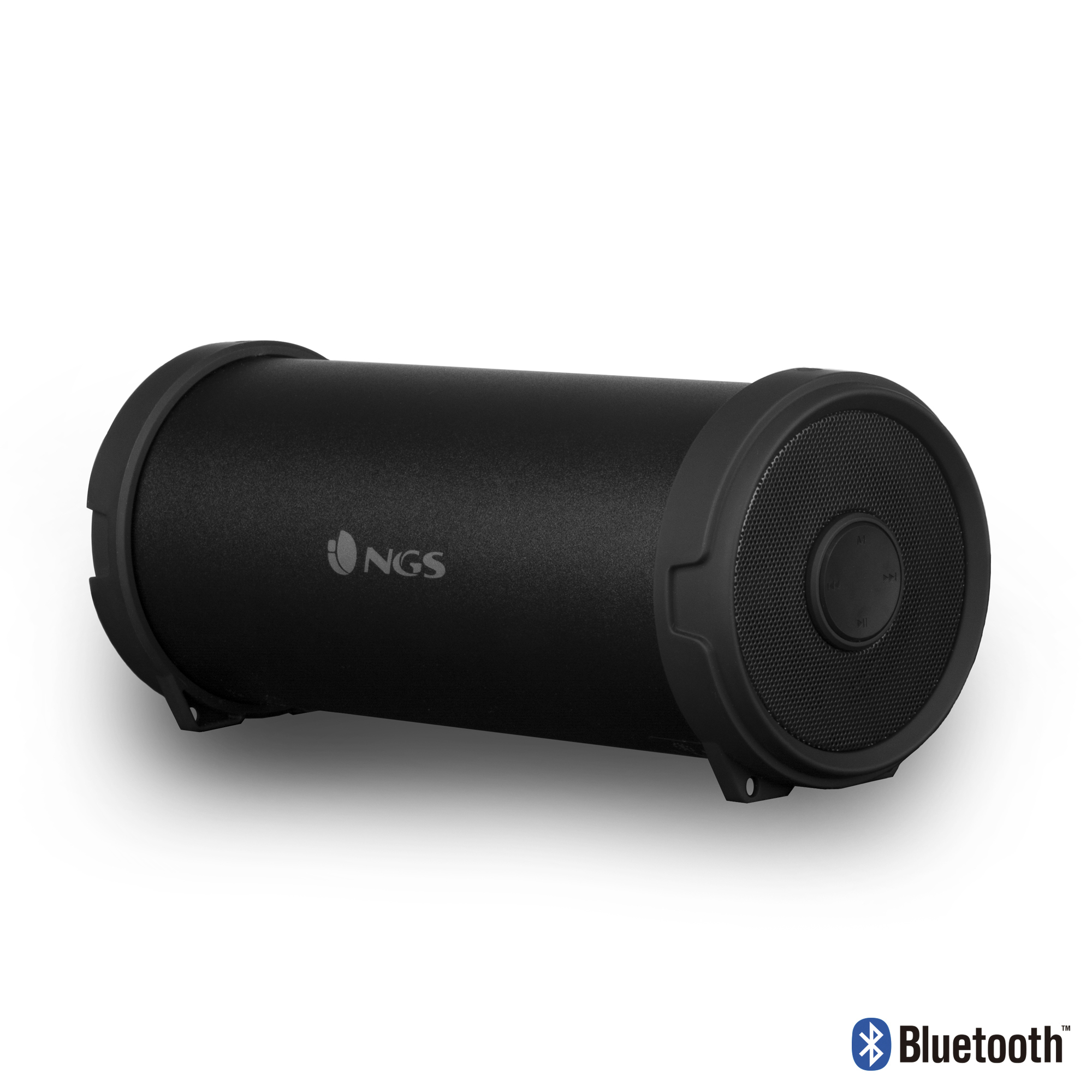 NGS Roller Flow Mini 10W Bluetooth Speaker with FM Radio, USB & AUX Input - Black (OEM)