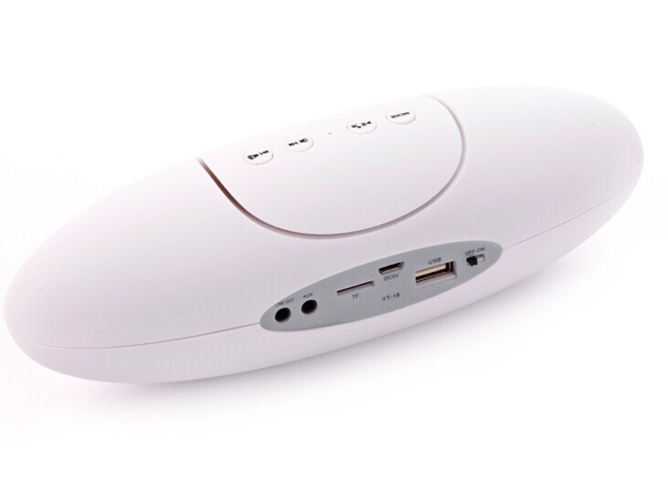 Rugby Bluetooth Portable Speaker with FM Radio White (OEM)