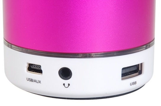 S09U Μίνι φορητό Ηχείο Bluetooth Με Στερεοφωνικό Ραδιόφωνο Με υποστήριξη TF Micro SD Mνήμης και Υποδοχή USB Φούξια