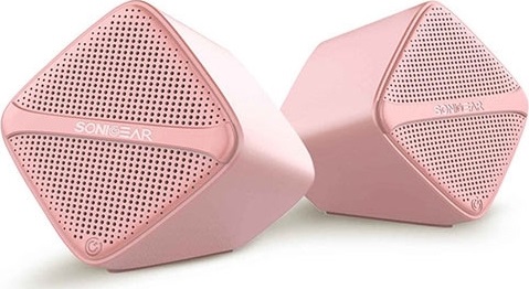 Sonic Gear USB Digital Amp + Micro Driver Bluetooth Speakers (Peach)