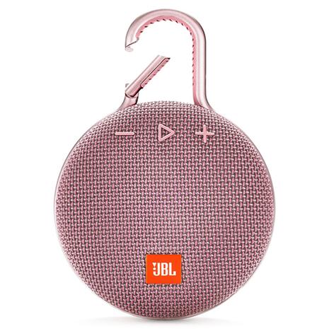 JBL Clip 3 Bluetooth Speaker (Dusty Pink)