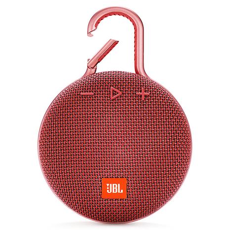 JBL Clip 3 Bluetooth Speaker (Fiesta Red)