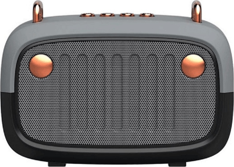 Telemax BS-32D Ηχείο Bluetooth 5W με Ραδιόφωνο Γκρι