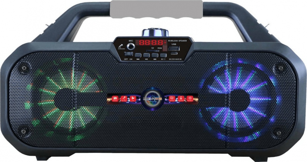 Speaker with Karaoke function CMiK MK-8897 in Black Color