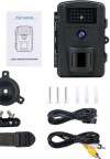 HD Camera  16MP 1080P No Glow 940nm IR LEDs Trail Camera 0.2s Trigger Speed Game Camera Night Vision up to 65ft/20m and IP66 Waterproof Hunting Camera