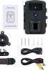 HD Camera 16MP 1080P No Glow 940nm IR LEDs Trail Camera 0.2s Trigger Speed Game Camera Night Vision up to 65ft/20m and IP66 Waterproof Hunting Camera