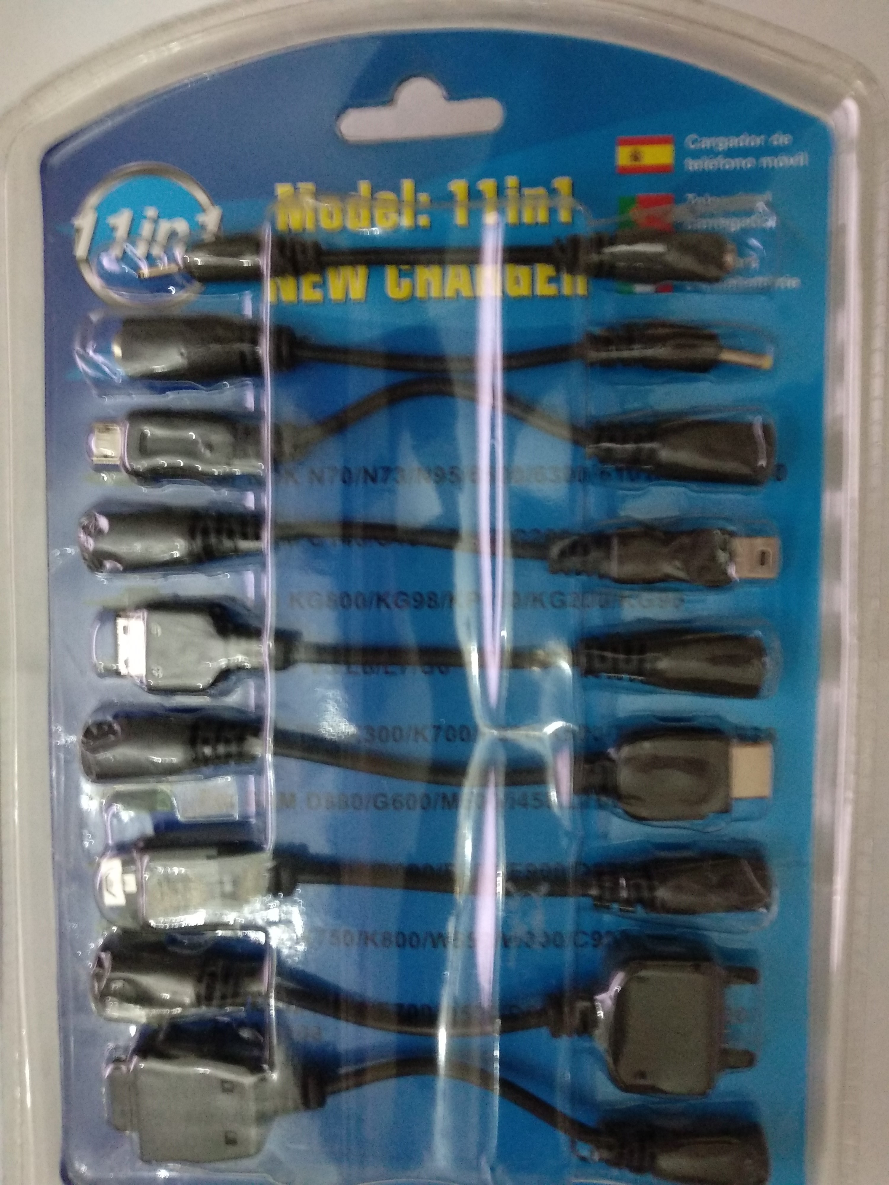 Battery TRAVEL Chargers for All Model Mobile Phone (Model 11 in 1)