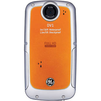 GENERAL ELECTRIC DV1CO DIGITAL VIDEO CAM WATERPROOF 5MP FULL HD - Πορτοκαλί