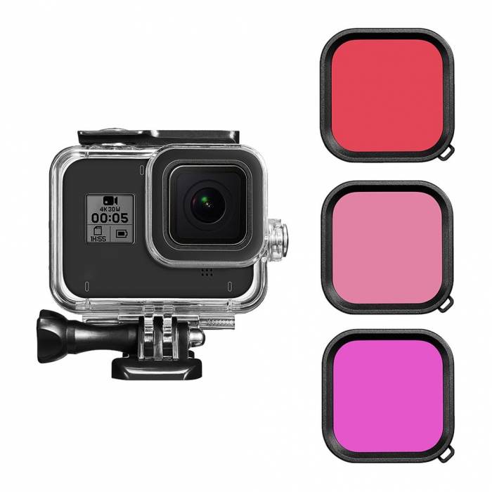 Waterproof case Shoot with red filter M(147ft)