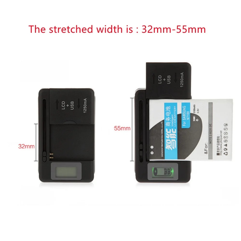 Universal Battery Charger For Cameras LCD-S05