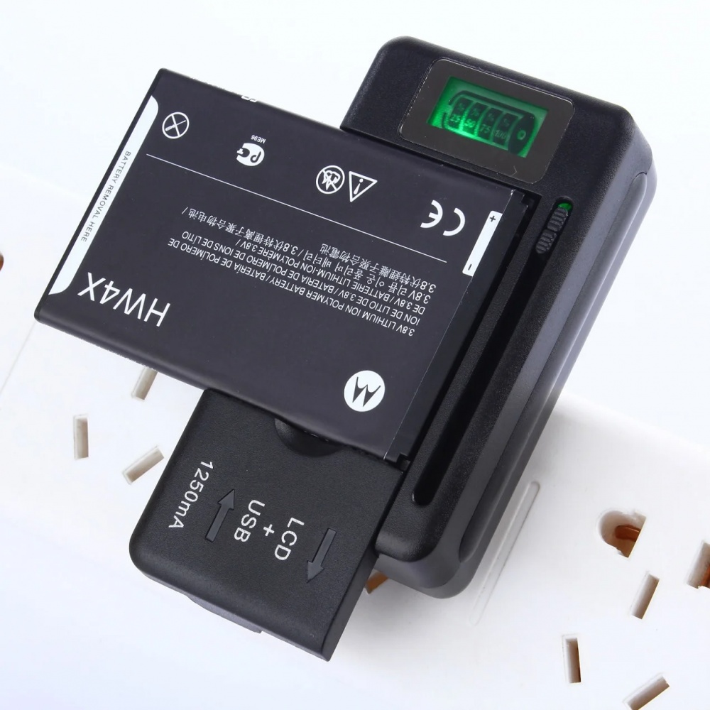 Universal Battery Charger For Cameras LCD-S05