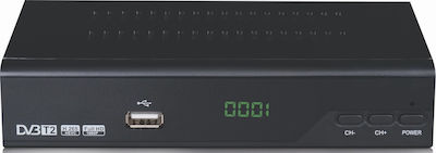 Επίγειος Δέκτης Digitalbox HDT-1000 T2 H.26 με χειριστήριο learning