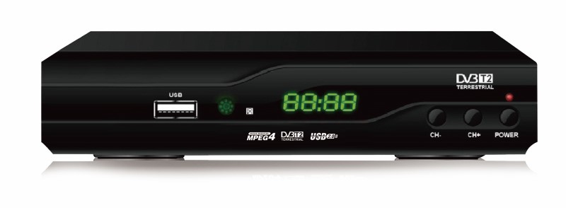 DigitalBox HDT-560 RF Modulator MPEG-4 Digital Terrestrial HD Receiver with RF Modulator for Older TVs