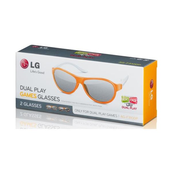 LG Dual Play 3D Glasses 2012 (AG-F310DP) - 2 Pack