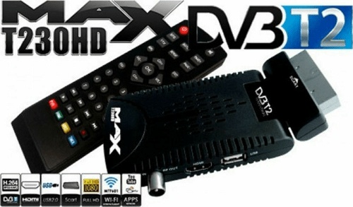 MAX 230 HD MPEG-4 Full HD Digital Receiver (1080p) with PVR Function (USB Recording) SCART / HDMI / USB Connections - USB MAX 230 HD