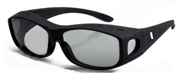 Reedoon 9755 3D Γυαλιά Circularly Polarized 3D Non-Flash Glasses για TCL / LG 3D TV - Black