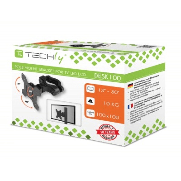 Techly ICA-LCD 100BK TV Mount Bracket for LED/LCD 13-30