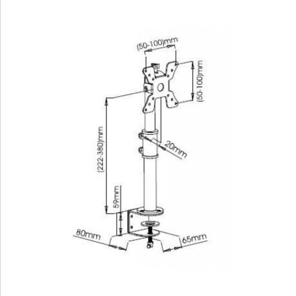 TECHLY ICA-LCD 500 BK Desktop stand 13