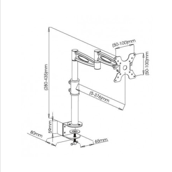 TECHLY ICA-LCD 502 BK Desktop stand 13