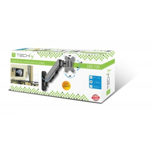 Techly ICA-LCD G111 Gas spring wall mount for 17-32