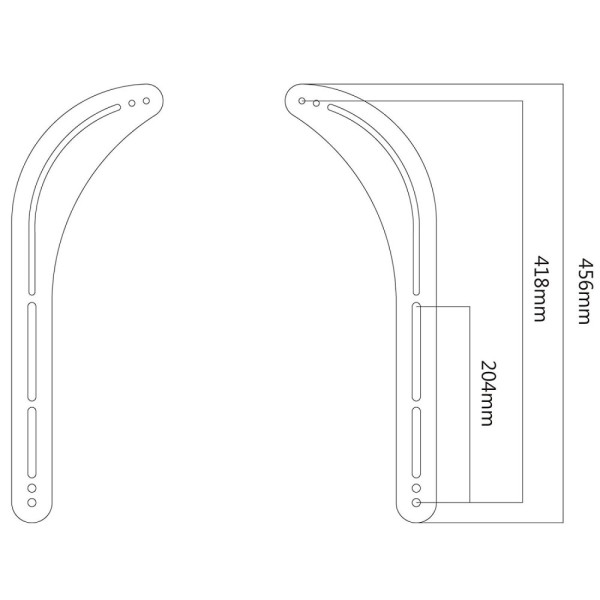 Techly ICA-LCD VESA-M100 ADAPTATION KIT FOR 13-27' MONITORS THAT DO NOT SUPPORT VESA