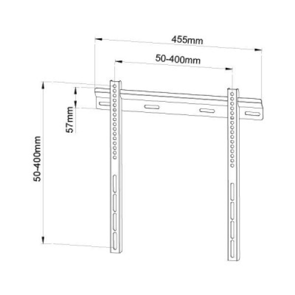 Techly ICA-PLB 114M Ultra Slim wall mount LCD LED TV 23-55