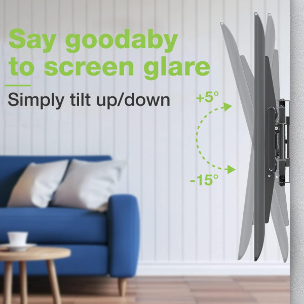 TECHLY ICA-PLB 473 WALL TV MOUNT WITH DOUBLE ARM FULL-MOTION 42'-75'