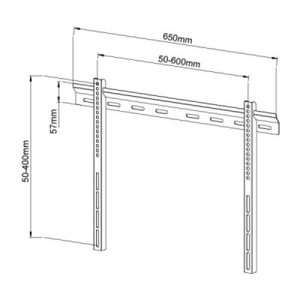 Techly ICA-PLB114L Ultra Slim Wall Mount 40-65