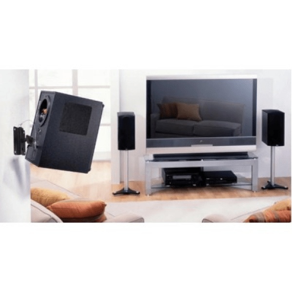 Techly ICA-SP SS03 Pair of wall/ceiling speaker brackets with safety rope
