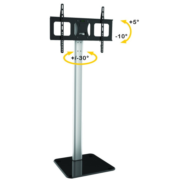 Techly ICA-TR11 Aluminum floor stand for LCD / LED / Plasma TV 32-70