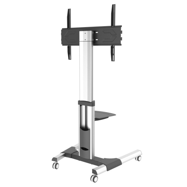 TECHLY ICA-TR156 WHEEL STAND WITH SHELF FOR LCD/LED/Plasma TV 50-92