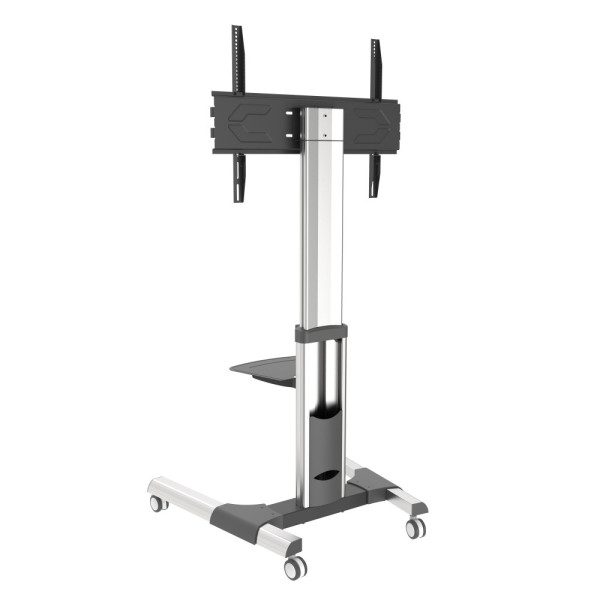TECHLY ICA-TR156 WHEEL STAND WITH SHELF FOR LCD/LED/Plasma TV 50-92