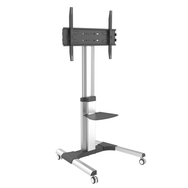 TECHLY ICA-TR156 WHEEL STAND WITH SHELF FOR LCD/LED/Plasma TV 50-92