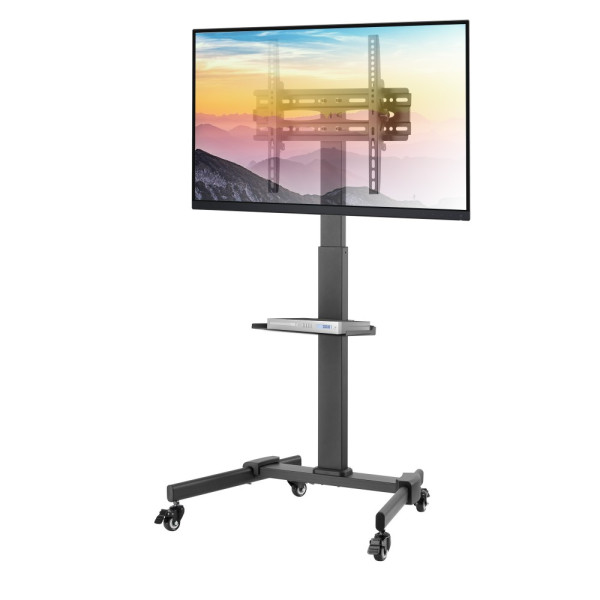 TECHLY ICA-TR21L WHEEL LCD/LED/PLASMA TV STAND WITH SUPPORT SHELF