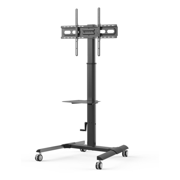 TECHLY ICA-TR228 WHEEL STAND FOR LCD/LED/PLASMA TV 32-70' WITH SHELF AND HEIGHT ADJUSTMENT