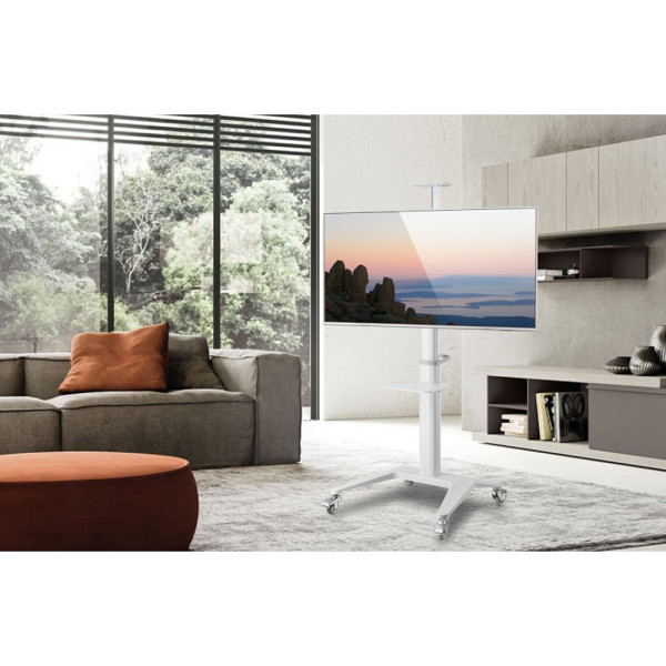 Techly ICA-TR48W TV stand with wheels 37