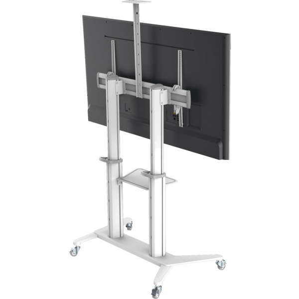 Techly ICA-TR49W Floor stand for TV with wheels white from 70
