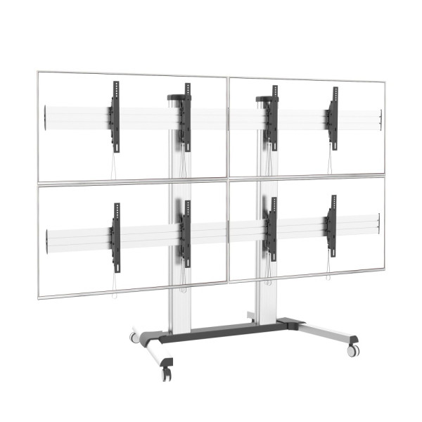 TECHLY ICA-TR4VW Floor stand for 4 LCD/LED TVs 32-55