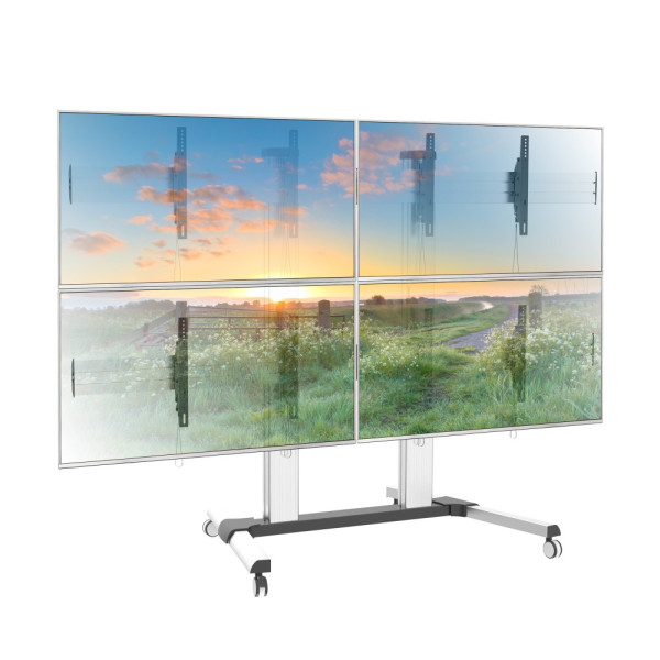TECHLY ICA-TR4VW Floor stand for 4 LCD/LED TVs 32-55
