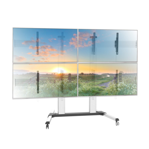TECHLY ICA-TR4VW Floor stand for 4 LCD/LED TVs 32-55